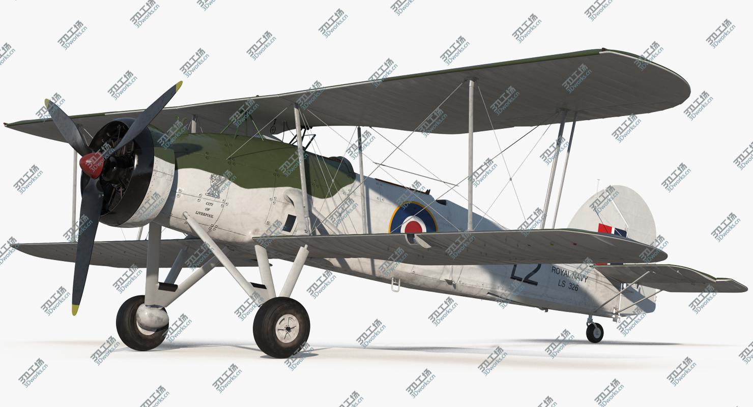 images/goods_img/202105071/Biplane Torpedo Bomber Fairey Swordfish Rigged 3D model/2.jpg
